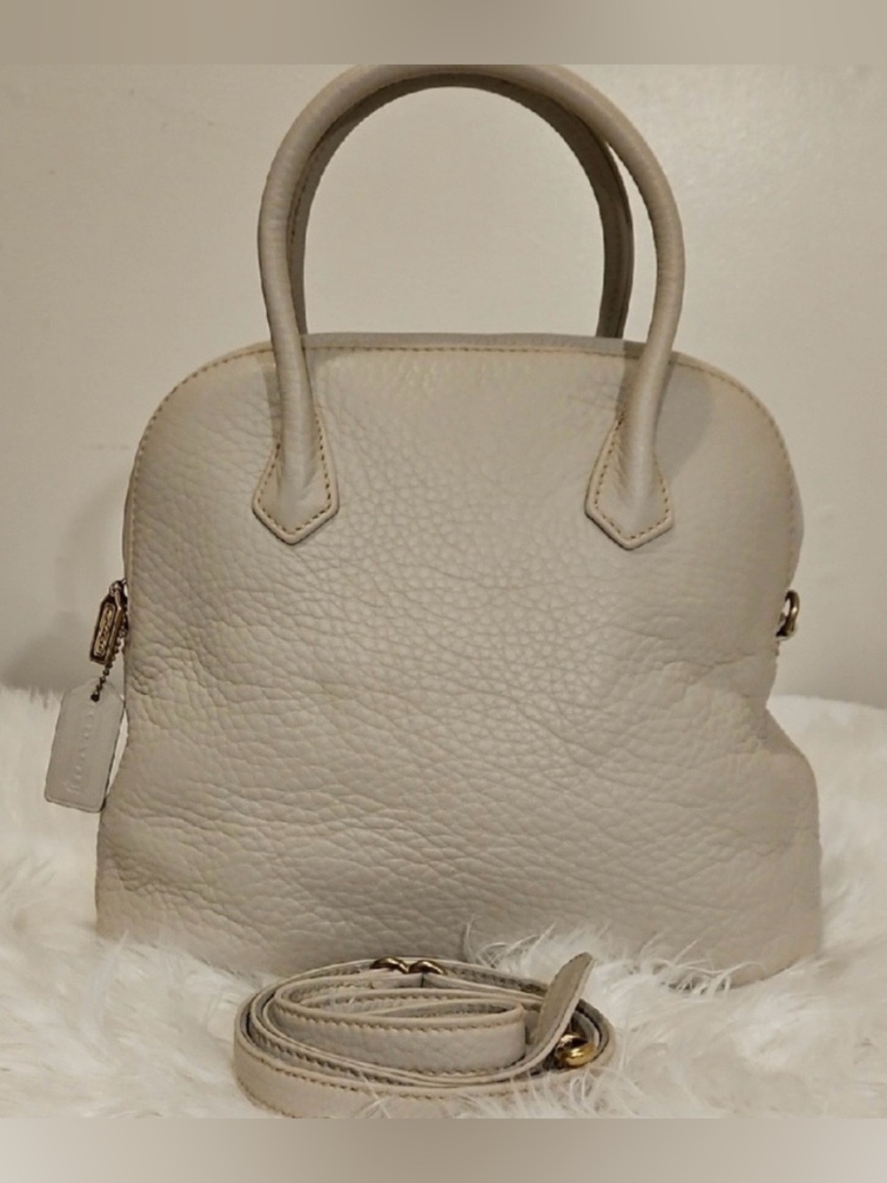 Coach Vintage Sonoma Satchel in Parchment Cream EUC